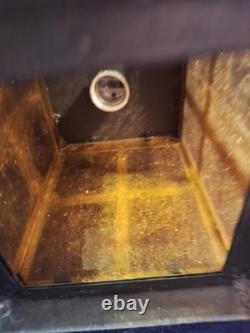 Vintage Arts and Crafts Craftsman Mission Style Hanging Lantern Solid Brass