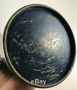 Vintage Blue Coleman Camping Lantern Model 243A! Original Glass Pyrex Globe
