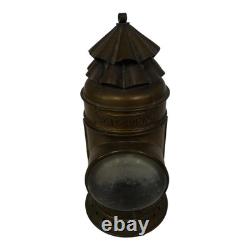 Vintage Brass Boat Signal Oil Lamp Marine Nautical Navigation Lantern