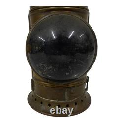Vintage Brass Boat Signal Oil Lamp Marine Nautical Navigation Lantern