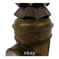 Vintage Brass Boat Signal Oil Lamp Marine Nautical Navigation Lantern