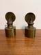 Vintage Brass Captain's Sconce Oil Lamps Antique Nautical Kerosene Lanterns