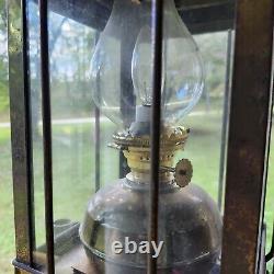 Vintage Brass Cargo Light Corded Electric 3954 Great Britain 1939 Lantern