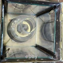 Vintage Brass Cargo Light Corded Electric 3954 Great Britain 1939 Lantern