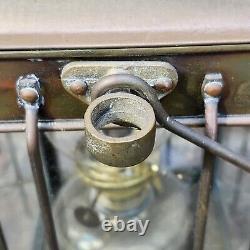 Vintage Brass Cargo Light Corded Electric 3954 Great Britain 1939 Lantern