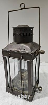 Vintage Brass Cargo Light No. 3954 Great Britain 1939 Oil Lamp