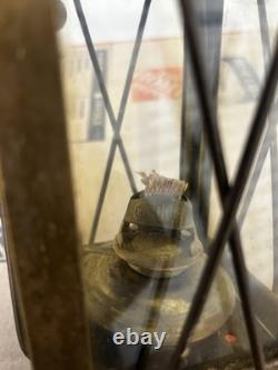 Vintage Brass Cargo Oil Light Lantern Maritime Nautical Ship Lamp Antique Decor