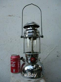 Vintage Brass Chrome Nice Lamp Lantern Petromax Hipolito 250 Pressure Kerosene