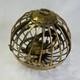 Vintage Brass Copper Metal Gimbaled Gyroscopic Castle Nautical Oil Lantern Light