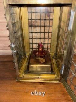 Vintage Brass Heavy Kerosene Lantern Stall Lamp