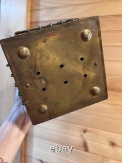 Vintage Brass Heavy Kerosene Lantern Stall Lamp