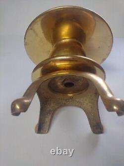 Vintage Brass Japanese Electric Table Lantern Light Pagoda Temple