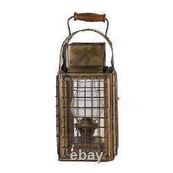 Vintage Brass Junk Light Marine Lantern