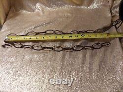 Vintage Brass Lantern Pierced Moroccan Hanging Lamp Candle Holder Antique Decor