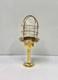 Vintage Brass Lantern with Glass Dome & Cage Antique Style Decorative Light