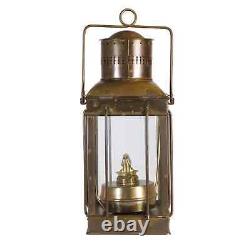 Vintage Brass Marine Lantern