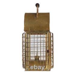 Vintage Brass Marine Lantern