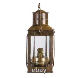 Vintage Brass Marine Lantern