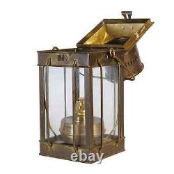 Vintage Brass Marine Lantern