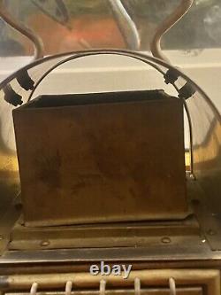 Vintage Brass Nautical Lantern That My Husband Made Into A Lamp 6x16