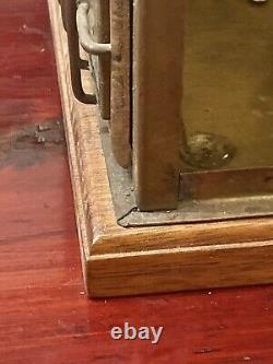 Vintage Brass Nautical Lantern That My Husband Made Into A Lamp 6x16