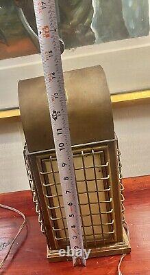 Vintage Brass Nautical Lantern That My Husband Made Into A Lamp 6x16