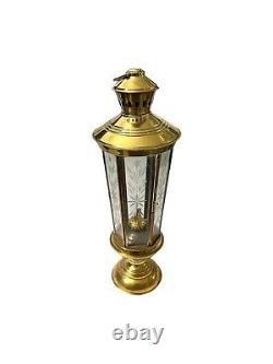 Vintage Brass Oil Lamp Maritime Nautical Ship Lantern Antique Boat Lantern