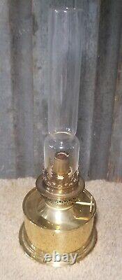 Vintage Brass Ship Marine Den Haan Rotterdam Hanging Lantern Lamp D. H. R Antique