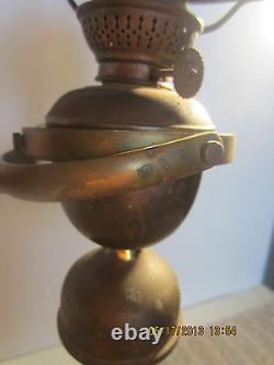 Vintage, Brass Ship's Cabin Lantern In Gimble