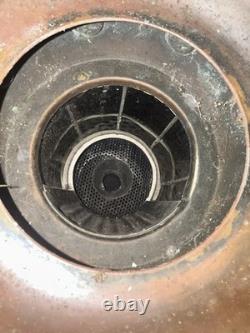 Vintage Brass Ships Lantern Perkins Perko Type No Markings Curved Glass