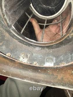 Vintage Brass Ships Lantern Perkins Perko Type No Markings Curved Glass