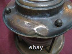 Vintage Brass glass Nautical Arts&Craft Lantern Porch Light Ceiling lamp hanging