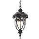 Vintage Bronze Outdoor Pendant Lights for Porch, 20 1/2 High Exterior Hangin