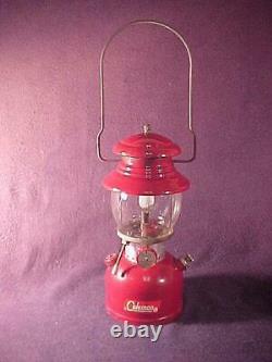 Vintage Burgundy/Maroon Coleman 200A Lantern 4-62