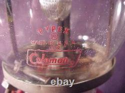 Vintage Burgundy/Maroon Coleman 200A Lantern 4-62