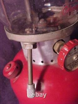 Vintage Burgundy/Maroon Coleman 200A Lantern 4-62