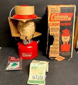 Vintage COLEMAN Rare UNFIRED Model 200A Lantern Marked 8/66 On Bottom USA