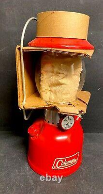 Vintage COLEMAN Rare UNFIRED Model 200A Lantern Marked 8/66 On Bottom USA