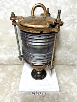 Vintage Carlisle & Finch Co. Brass Nautical Lantern