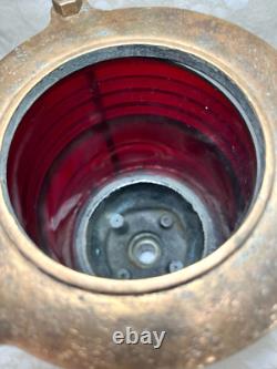 Vintage Carlisle & Finch Co. Brass Nautical Lantern