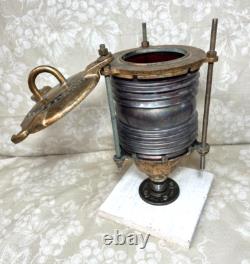 Vintage Carlisle & Finch Co. Brass Nautical Lantern