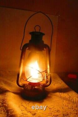 Vintage Chalwyn Kerosene Lamp Oil Lamp Rust Lantern Lamp Made In England Decor