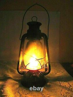 Vintage Chalwyn Kerosene Lamp Oil Lamp Rust Lantern Lamp Made In England Decor