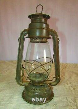 Vintage Chalwyn Kerosene Lamp Oil Lamp Rust Lantern Lamp Made In England Decor