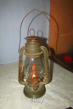 Vintage Chalwyn Kerosene Lamp Oil Lamp Rust Lantern Lamp Made In England Decor