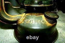 Vintage Chalwyn Kerosene Lamp Oil Lamp Rust Lantern Lamp Made In England Decor