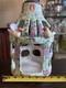 Vintage Chinese Dayazhai Style Porcelain Birdcage Lantern Wisteria 3D Birds