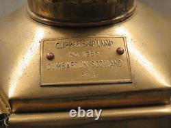 Vintage Clipper Ship Lamp No 1255, Dumbarton Scotland 1913, Electrified, Hanging