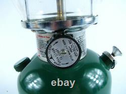 Vintage Coleman 200A700 Lantern Kerosene Lamp Forest Dark Green 200a 700 3/82