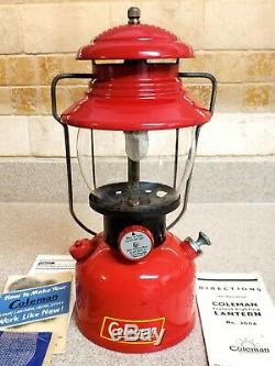 Vintage Coleman 200A Black Band Lantern with Box and Papers 4-52